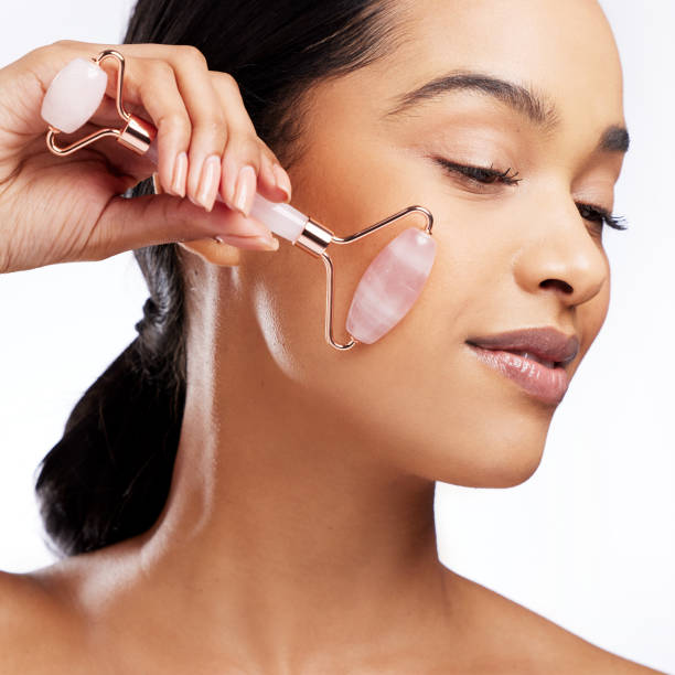 NATURAL STONE FACE ROLLER & GUA SHA